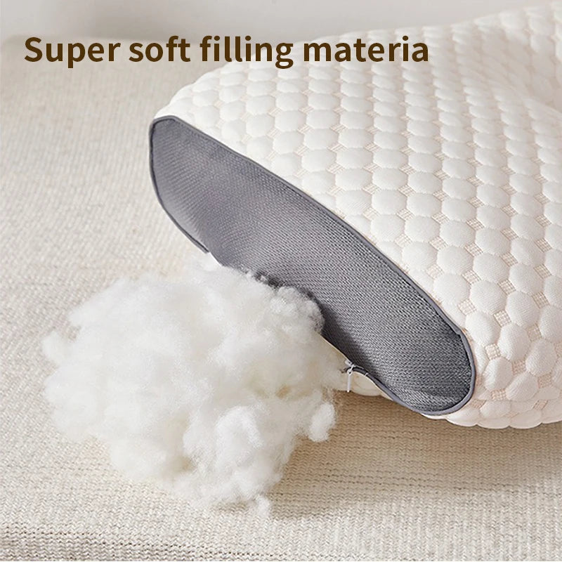 Neck Pillow for Sleep and Cervical Support – Orthopedic SPA Massage Pillow with Soybean Fiber