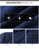 Men’s Solid Denim Jacket – Vintage Casual Slim Fit Cotton Blazer thumbnail 6