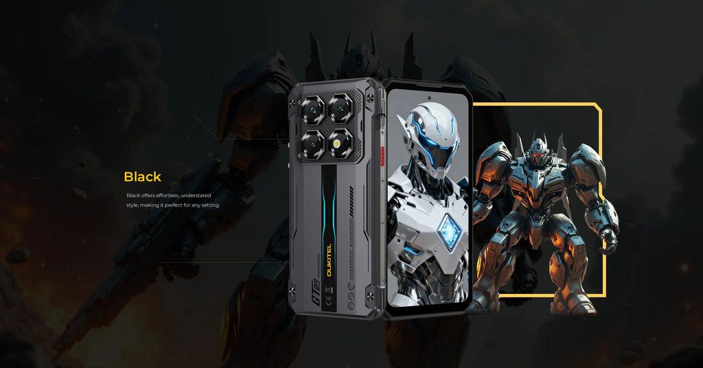 OUKITEL WP60 Rugged Smartphone 7.2” HD+ Display, 10000mAh, 108MP Camera, 48GB+512GB, Android 15, NFC, 120Hz