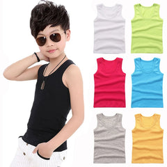 Kids Summer Vests – Boys & Girls Cotton Sleeveless Tank Tops (Ages 2–12)