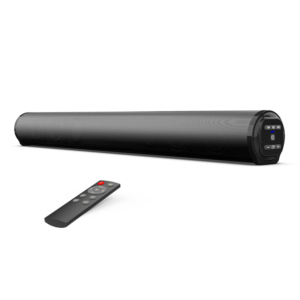 TV Car Sound Bar – Wired & Wireless Bluetooth Home Surround SoundBar for PC, Theater, TV, and Computer
