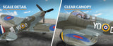Volantex Spitfire RC Fighter Plane 400mm EPP Warbird – 4CH 2.4GHz RTF with XPilot Stabilization & One-Key Aerobatics thumbnail 27
