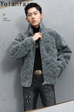 Nature Wool Men’s Real Fur Shearling Coat – Winter Leather Jacket, Loose Fit, Short Style thumbnail 20