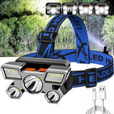 Powerful Rechargeable LED Headlamp – Ultimate Hands-Free Lighting for Fishing, Camping, Hiking & Hunting thumbnail 2