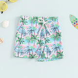 Blotona Boys Swim Trunks – Dinosaur, Plaid & Turtle Print Toddler Board Shorts thumbnail 12