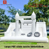 Commercial White Inflatable Bounce House Bouncy Castle 10x10ft with Blower – Kids & Events thumbnail 20