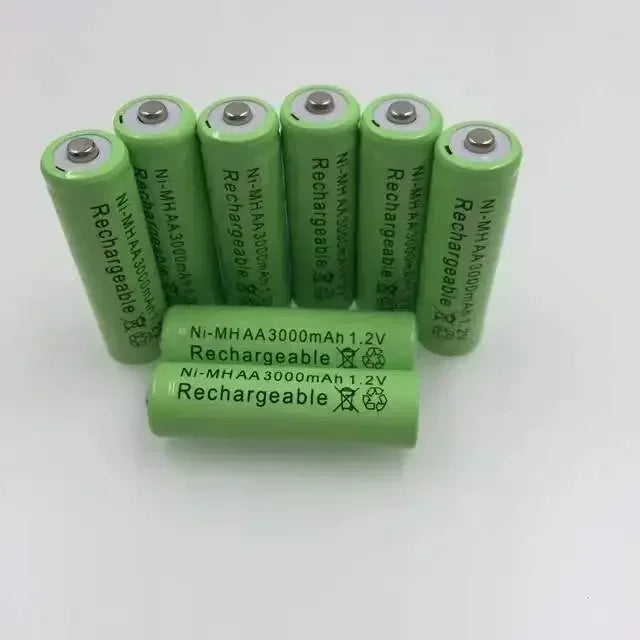 Rechargeable AA Batteries 3000mAh 1.2V Ni-MH (Pre-Charged) – Long-Lasting Power by KVCDY / Jungla