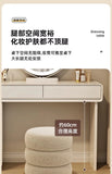 Makeup Vanity Dressing Table with Stool and Mirror – Modern Nordic Bedroom Dresser with Storage Drawers thumbnail 31
