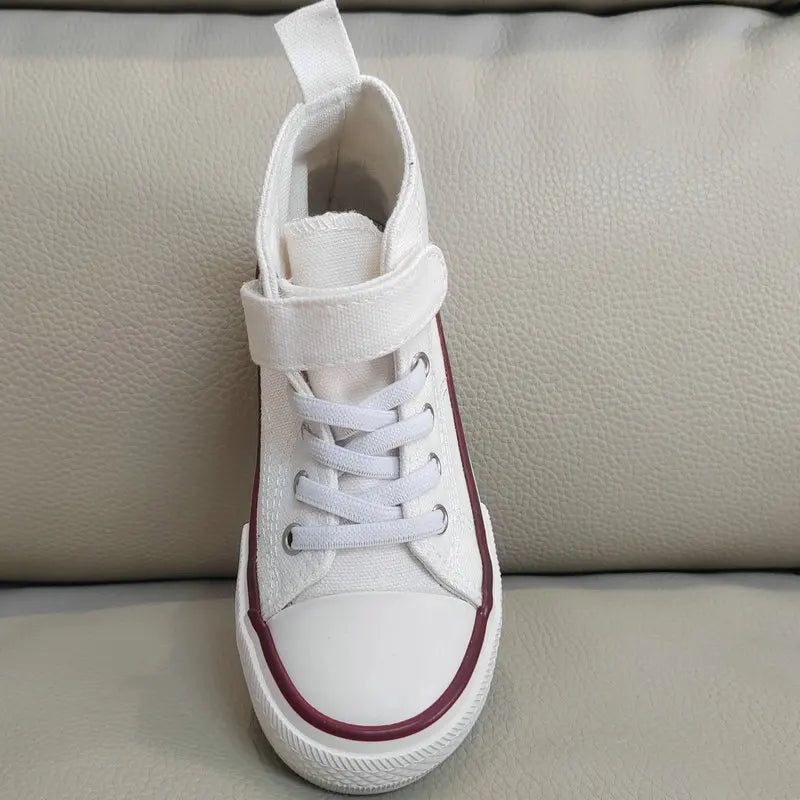 Children's High-Top Canvas Kpop Demon Hunter Sneakers – Breathable Kids Sports Shoes