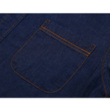 Men’s Autumn Cotton-Blend Denim Shirt – Casual Long Sleeve Button-Up with Single Pocket thumbnail 10