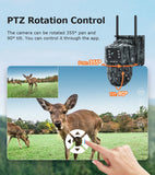 LS VISION 12MP 6K Solar Camera 15X Zoom 4G/WiFi Triple Lens Night Vision PTZ Trail Camera thumbnail 17