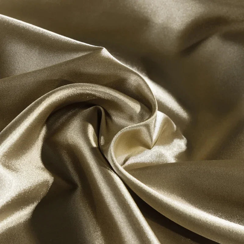 Nordic Silk Rayon Bedding Set 3/4/5 Piece Duvet Cover Bed Sheet Pillowcase Solid Luxury Twin Full Queen King Family Size