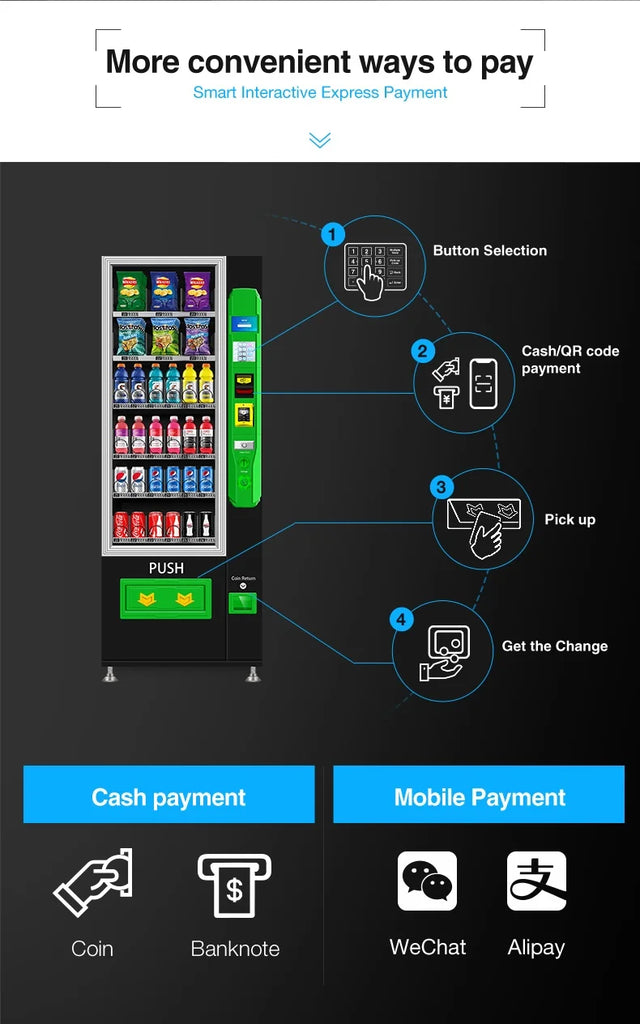 Snack & Drink Mini Vending Machine – Automatic Smart Dispenser