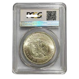 1876 American Statue of Liberty Silver Coin – PCGS Graded MS63 – High Quality Sealed Collectible thumbnail 2