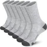 6 or 12 Pairs Men's Outdoor Crew Socks – Breathable, Durable, and Comfortable Fit thumbnail 27
