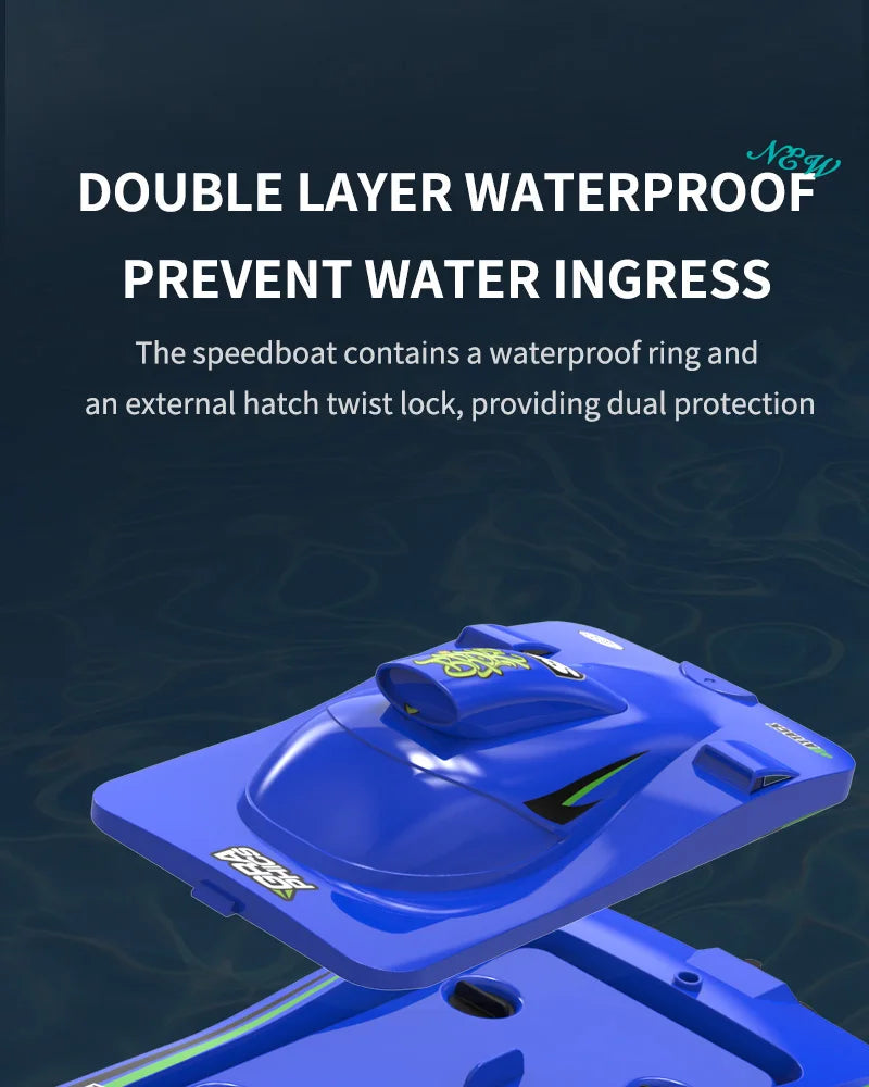 TX768 RC Speedboat 2.4G Brushless High-Speed Remote Control Boat for Kids & Adults – 30+ km/h