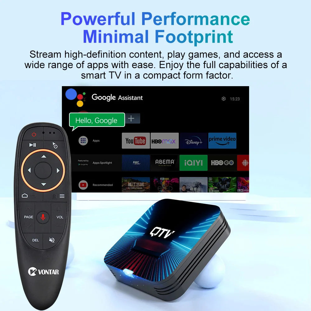 VONTAR QTV Q1 Android 10 TV Box Allwinner H313 2GB/16GB 4K Media Player Set Top Box