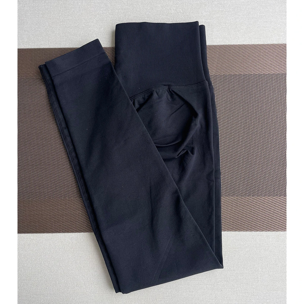 TKITK Women's High Waist Yoga Leggings Seamless Butt Lifting Gym Pants