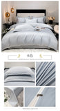 Luxury 100% Egyptian Cotton Bedding Set – Duvet Cover & Pillowcases, Soft Bed Linen for Double, Queen, King Size Beds thumbnail 49