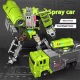 Transformation Toy Robot 6-in-1 Rescue Team Combined Alloy Robot – Birthday Gift thumbnail 16