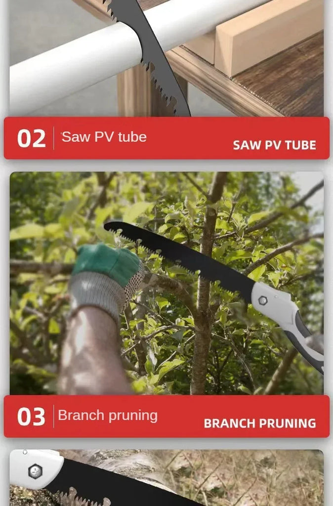 Multifunctional Folding Hand Saw – Portable Outdoor Saw for Camping, Gardening & Woodworking