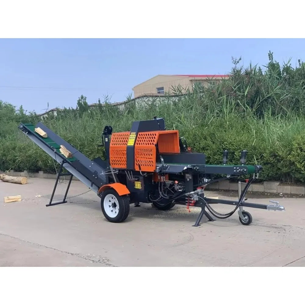Customized Automatic Wood Processor - Electric/Diesel/Gasoline Firewood Splitter with Industrial Sawing System