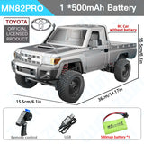 ZWN MN82 / MN82S LC79 1:12 Scale 4WD RC Pickup Truck – Full Scale Off-Road Climbing Remote Control Car thumbnail 47