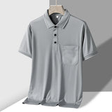 TFETTERS Men’s Polo Shirt Short Sleeve Business Casual Turn-Down Collar with Pocket thumbnail 33