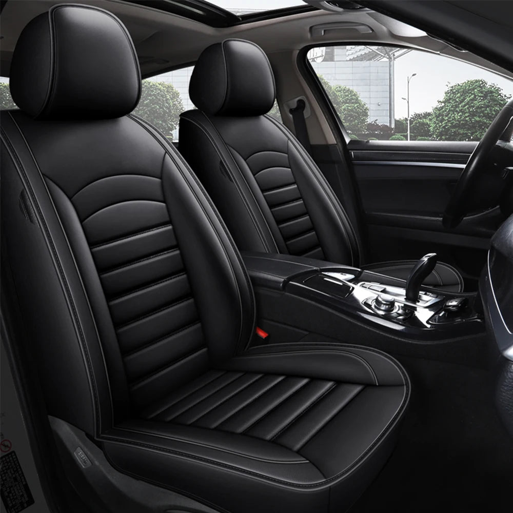Leather Universal Car Seat Cover for BMW X1 X3 X4 X5 X6 F10 F20 320 520 525 E36 E46 Waterproof Interior Seat Protector