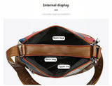 Vintage PU Leather Armpit Shoulder Bag for Women – Geometric Rivet Crossbody Satchel thumbnail 15