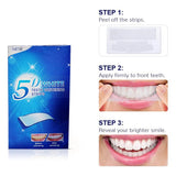 VACLAV 5D Teeth Whitening Strips Kit – 7/14/21/28 Pairs – Home Use Whitening for Coffee & Smoking Stains thumbnail 4