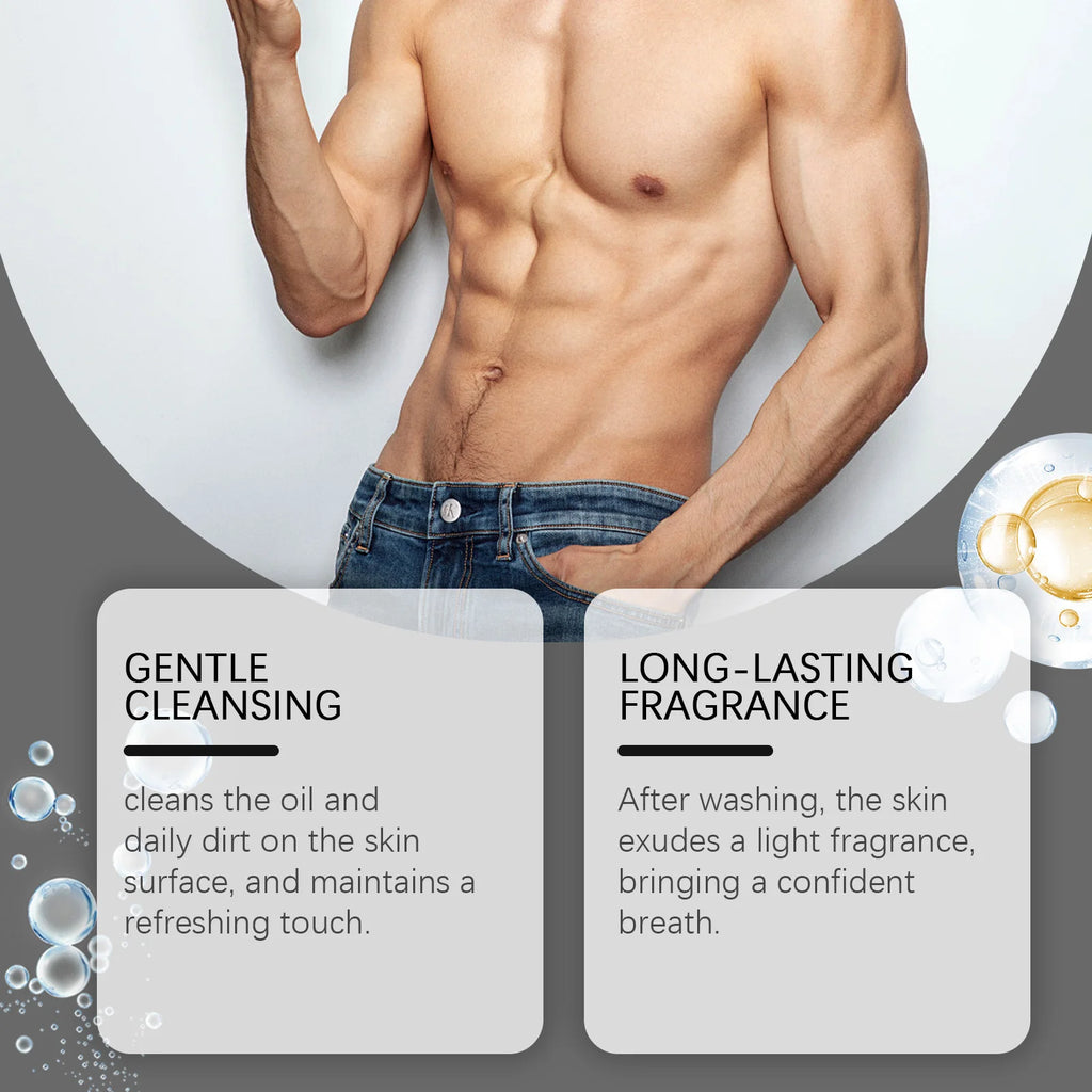 Men's Eucalyptus Coconut Body Wash 100ml – Deep Cleansing, Refreshing Scent, Long-Lasting Fragrance