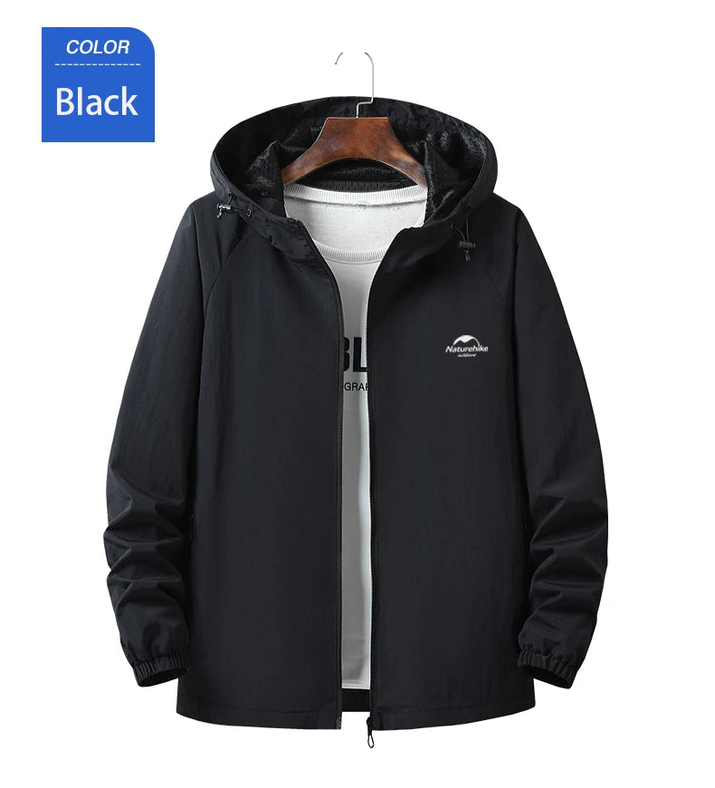 Naturehike Windbreaker Tactical Jacket – Waterproof Outdoor Hooded Softshell for Camping, Hiking & Adventure