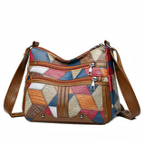 Vintage PU Leather Armpit Shoulder Bag for Women – Geometric Rivet Crossbody Satchel thumbnail 26