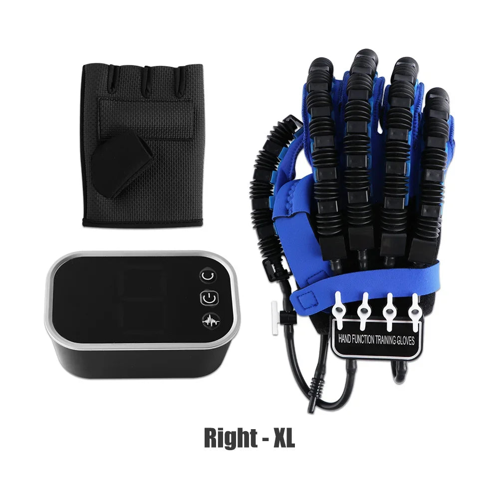 Left & Right Hand Finger Rehabilitation Robot Gloves Stroke Therapy Training Equipment