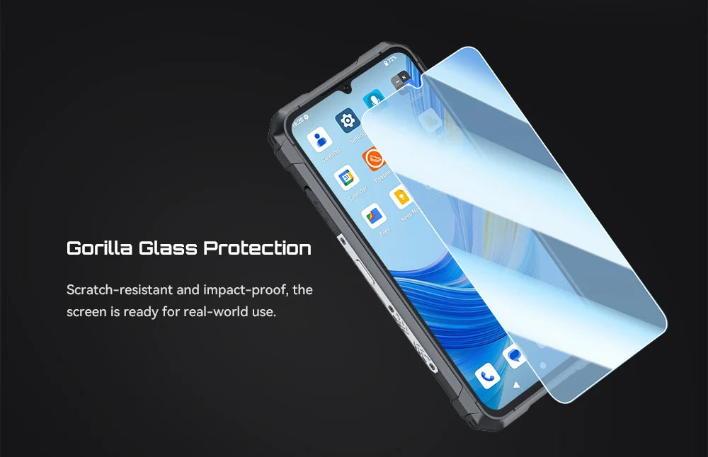 Cubot KingKong 11 Rugged 5G Smartphone, 10200mAh Battery, Dimensity 7025, 32GB RAM, 256GB ROM, 108MP Triple Camera, 6.72" FHD+ 120Hz Display, Android 15