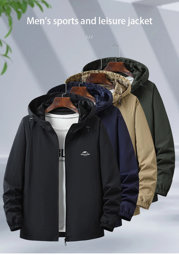 Naturehike Windbreaker Tactical Jacket – Waterproof Outdoor Hooded Softshell for Camping, Hiking & Adventure