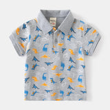 Fashion Kids Boys Polo Shirt – Luxury Stand Collar Summer Tee, Soft Breathable Cotton thumbnail 37