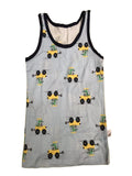 Boys Cartoon Dino Car Cotton Tank Top Singlet Underwear – Kids Summer Undershirt 3-10T thumbnail 19