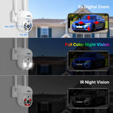 Hiseeu 5MP WiFi CCTV PTZ Camera Security System Kit – 10CH NVR with AI Motion Tracking & Color Night Vision thumbnail 5