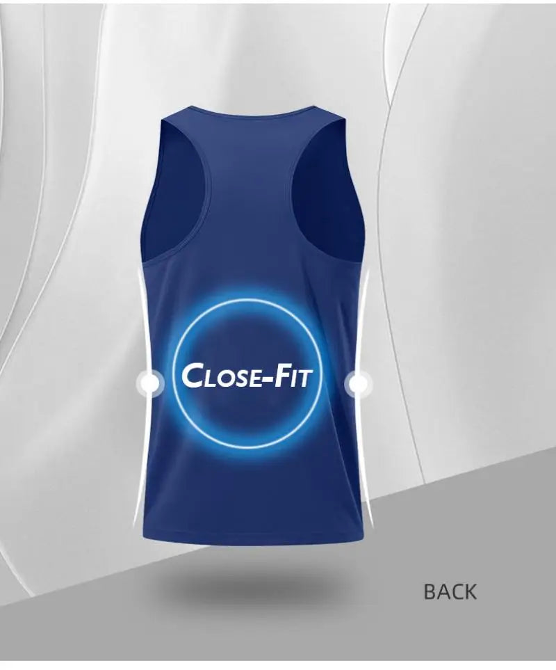 Men’s Quick Dry Sports Vest – Sleeveless Running, Training & Basketball Fitness Top