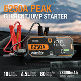 Car 6250A 30000mAh Portable 12V Jump Starter Power Bank Auto Battery Charger Booster thumbnail 2