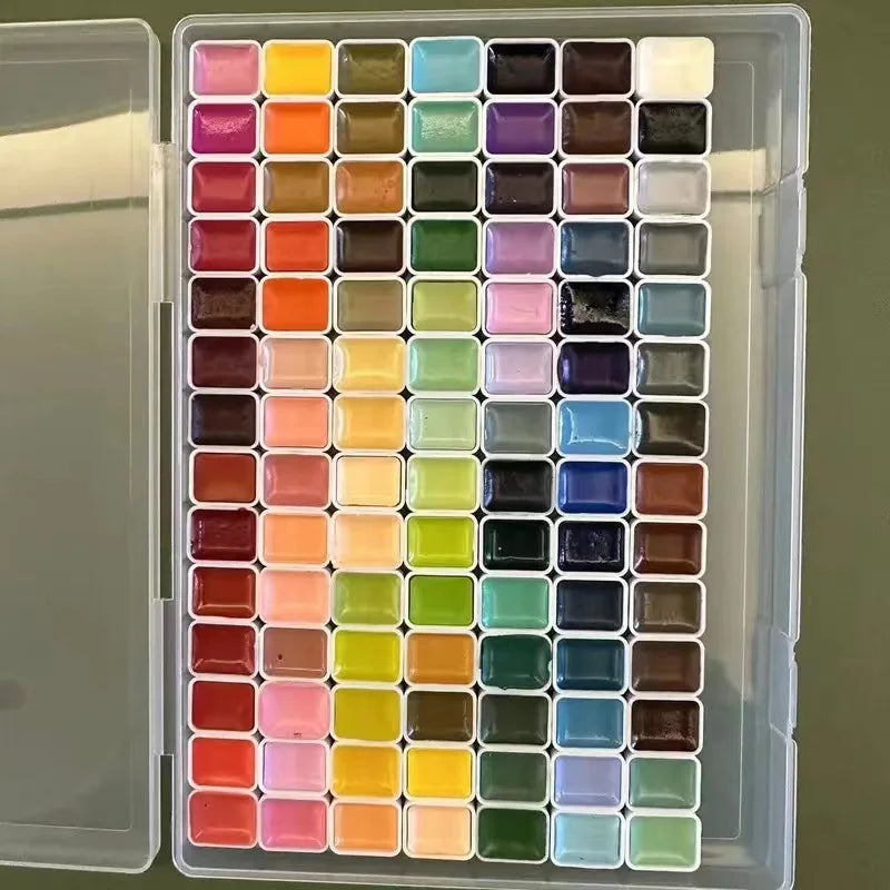 Professional Watercolor Paint Set 24/60/98/130 Colors