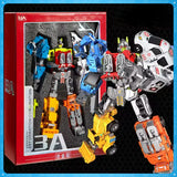 Transformation Toy Robot 6-in-1 Rescue Team Combined Alloy Robot – Birthday Gift thumbnail 1