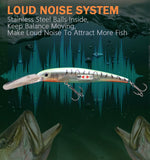 GOBASS 160mm Floating Minnow Fishing Lure – 22g Laser Crankbait for Freshwater & Saltwater | Trolling Wobbler Hard Bait thumbnail 14