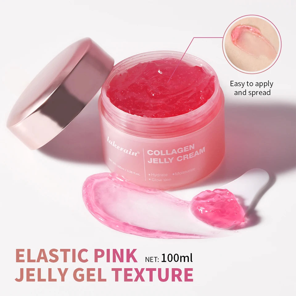 Moisturizing Collagen Jelly Cream with Niacinamide and Hydrolyzed Collagen 100ml Anti-Aging Firming Hydrating Face Cream