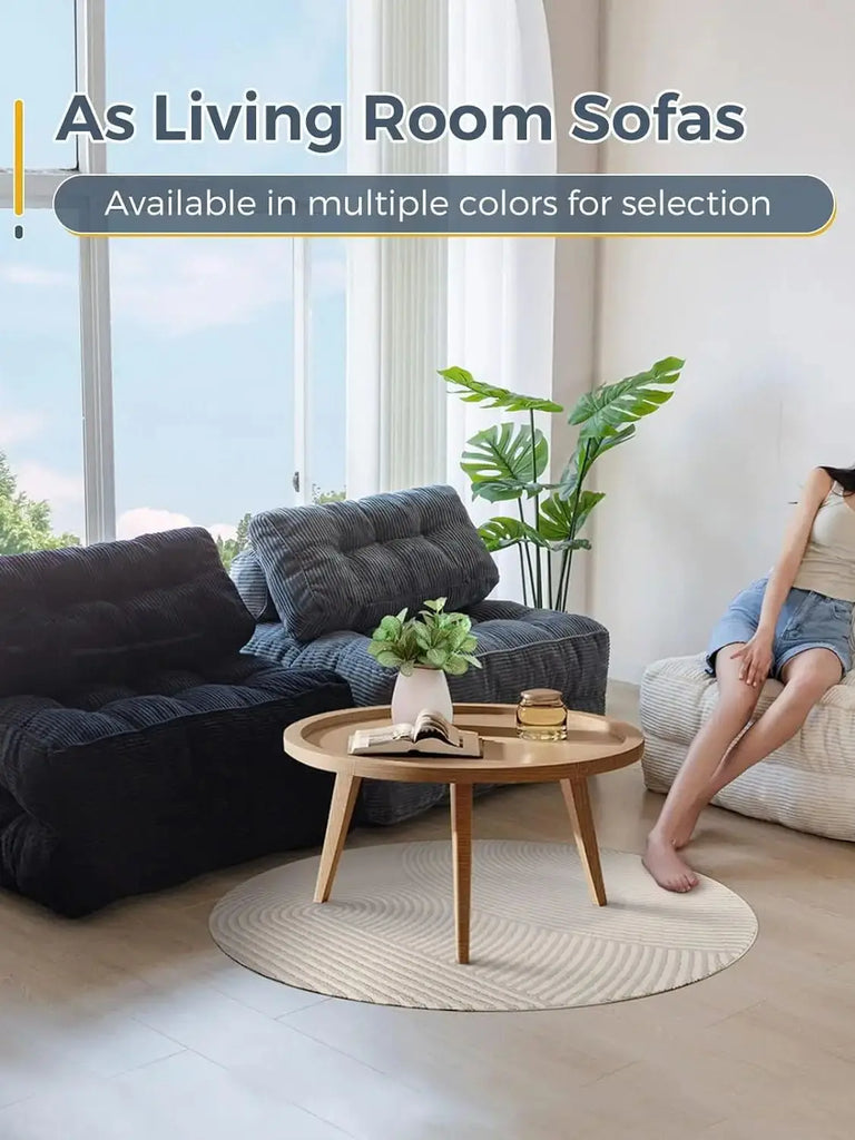 Vacuum Compression Foldable Fabric Sofa Bed – Nordic Modular Corner Couch