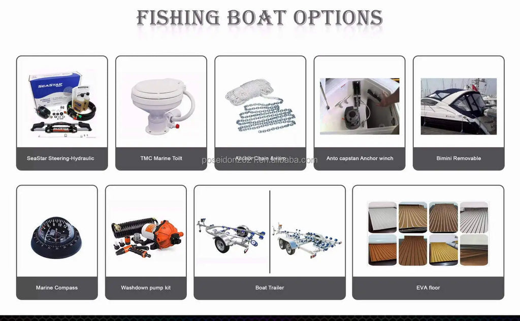 22ft High-Speed Aluminum Fishing Boat with Outboard Engine | Sport Yacht Cabin Cruiser