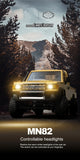 MN82 LC79 1:12 Retro 4WD RC Pickup Truck with LED Lights – Professional Remote Control Off-Road Model thumbnail 13