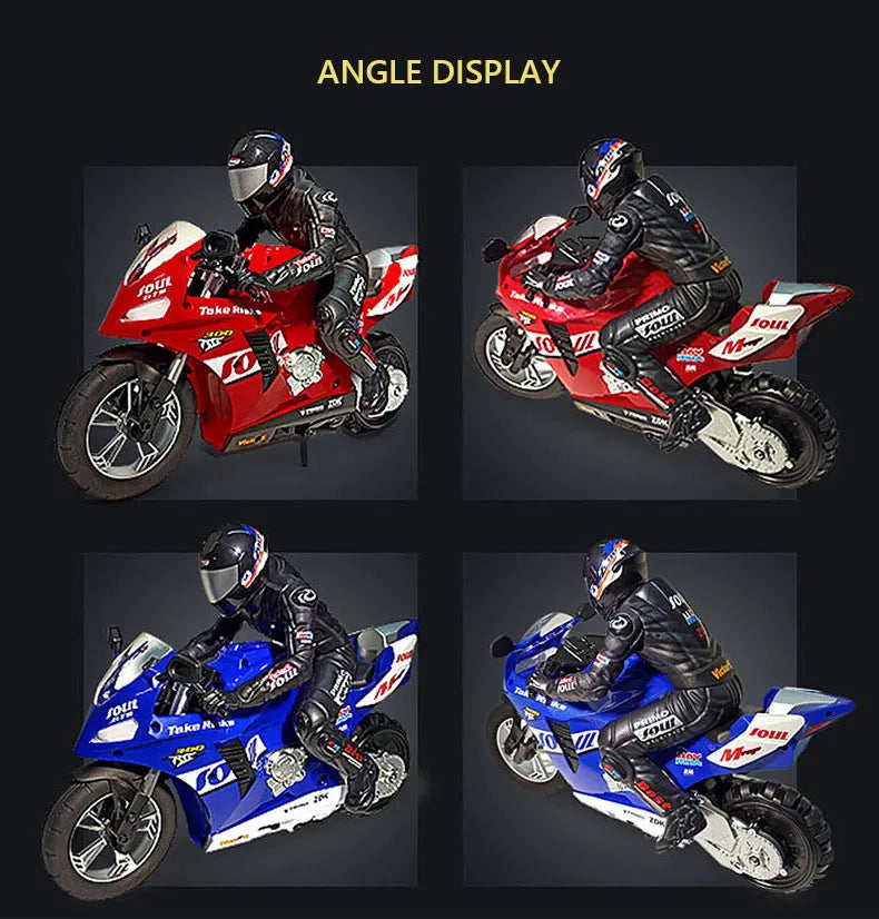 RC Motorcycles 1:6 & 1:10 Electric High-Speed Remote Control Racing Motorcycle for Kids